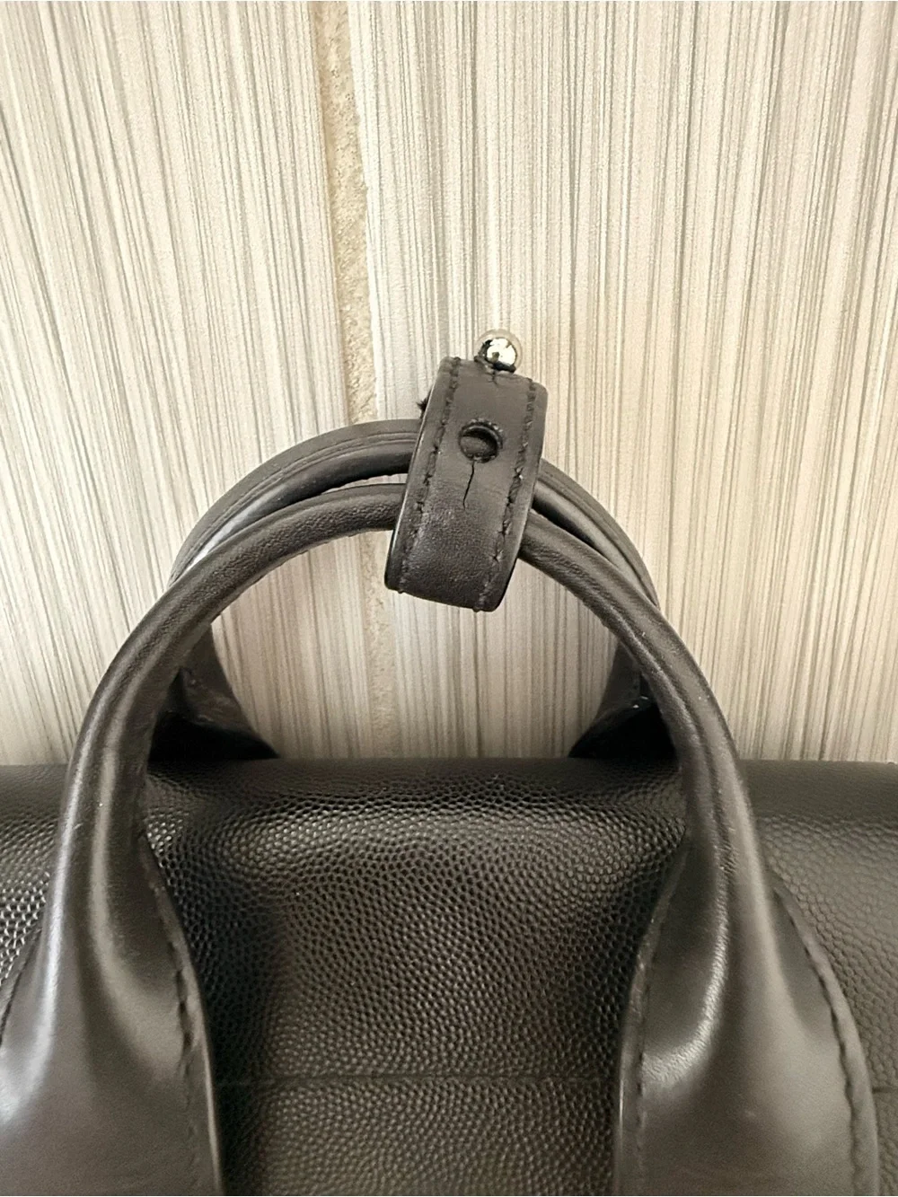 3.1 Phillip Lim Black/Blue Croc Embossed Leather Mini Pashli Satchel